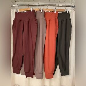 Bundle of 4 Old Navy High-Waisted Powersoft / Elevate Jogger 7/8 Leggings EUC